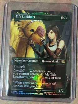 Tifa Lockhart (Borderless) (Chocobo Track Foil) Final Fantasy Foil - FIN 0567 - Image 1