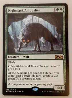 1x Nightpack Ambusher Core Set 2020 M20 MTG Magic The Gathering NM - Image 1