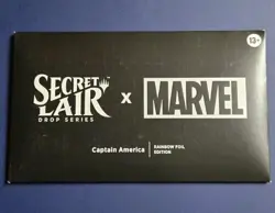 Secret Lair x Marvel - Captain America - Rainbow Foil - New, Sealed - MTG - Image 1