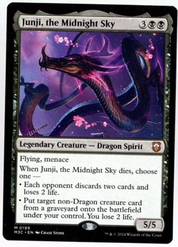 Junji, the Midnight Sky 0199 Non Foil Mythic Modern Horizons 3 MTG Near Mint - Image 1