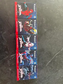 2025 Magic the Gathering Marvel Spider-Man Welcome Deck Complete Set 5- SDCC MTG - Image 1