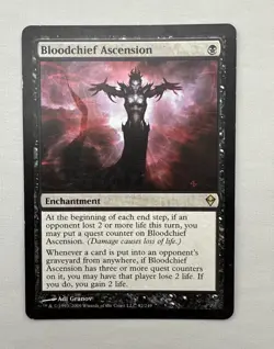 Bloodchief Ascension x1 MTG Zendikar 1x Magic Good Heavy Play HP - Image 1