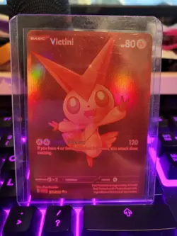Victini 171/086 Reverse Holo Secret Rare Pokemon Black Bolt - Image 1