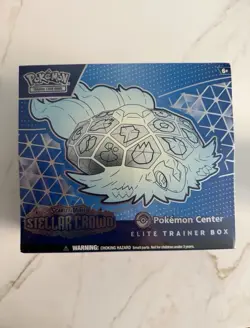 Pokemon TCG: Stellar Crown Pokemon Center Exclusive Elite Trainer Box ETB Sealed - Image 1