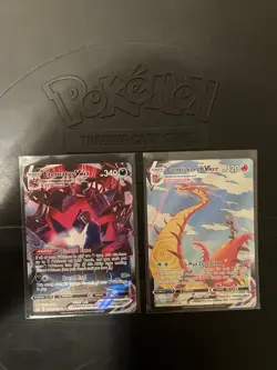 Pokemon TCG Lost Origin Trainer Gallery Lot Eternatus/Centiskorch VMAX TG22/TG15 - Image 1