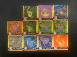 Pokemon Premier Edition Artbox Collec Vintage 1999 Action Flipz Charmander Eevee - Image 1