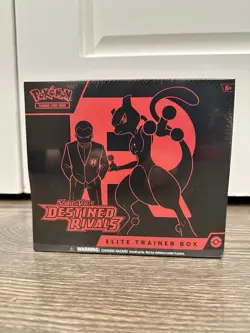 Auc#4 Pokemon TCG S & V Destined Rivals Elite Trainer Box ETB Sealed *Ships Fast - Image 1