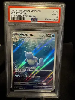 Pokemon PSA 9 Wartortle 171/165 Sv: Scarlet & Violet 151 Holo - Image 1
