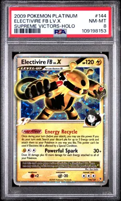 2009 POKEMON SUPREME VICTORS ELECTIVIRE FB LV.X #144 ULTRA PSA 8 NM #109198153 - Image 1
