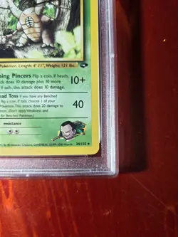 Giovanni's Pinsir 1st Edition PSA 10 Pokemon 2000 Gym Challenge 24/132 Gem Mint - Image 5