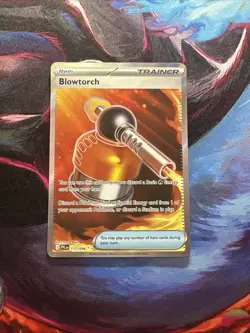 Pokemon TCG Blowtorch Trainer Item Full Art Secret Rare 117/94 Phantasmal Flames - Image 1