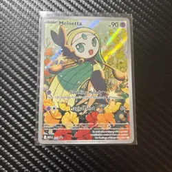 2025 Pokemon ME Black Star Promos MEP EN Meloetta Full Art #026 - Image 1