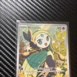 2025 Pokemon ME Black Star Promos MEP EN Meloetta Full Art #026 - Image 2