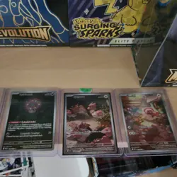 Pokemon 2 surging sparks etb/2 mega evolution etb/1 twilight etb/pris bundle - Image 5