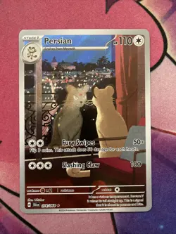 Persian 078/064 Shrouded Fable Holo Illustration Rare Pokemon English Near Mint - Image 1