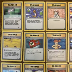 Old Vintage Pokemon Base Set Trainer Lot of 18 - 1999 2000 2016 - Image 4