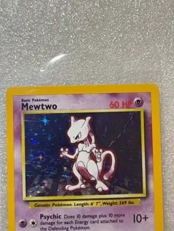 Pokemon TCG Mewtwo Base Set 10/102 Holo 1999-2000 Wizards Base Set Copyright... - Image 3