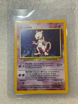 Pokemon TCG Mewtwo Base Set 10/102 Holo 1999-2000 Wizards Base Set Copyright... - Image 5