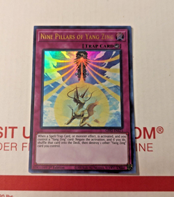 Yugioh Yu-Gi-Oh! Nine Pillars Of Yang Zing GFP2-EN171 1st edition NM - Image 1