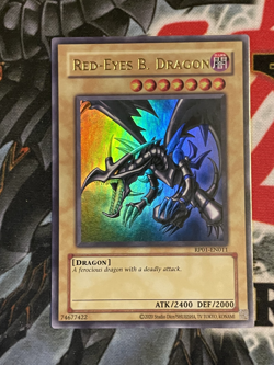 Yugioh Red-Eyes B. Dragon RP01-EN011 Ultra Rare 2024 Print NM - Image 1