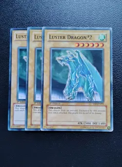 Yu-Gi-Oh - Luster Dragon #2 3X - Full Playset - Image 1