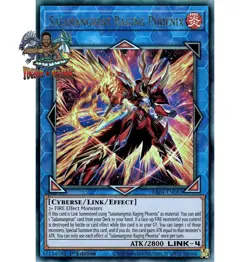 Yugioh! 1x Salamangreat Raging Phoenix RA04-EN083 Ultimate Rare 1st Ed NM - Image 1
