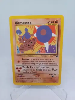 Pokemon TCG Card Hitmontop Neo Discovery Non-Holo Rare 22/75 WOTC - Image 1