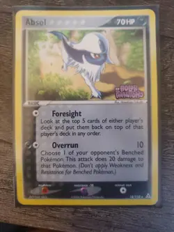 Pokemon TCG Absol 18/110 Holo Stamped EX Holon Phantoms Card 2006 Ungraded - Image 1