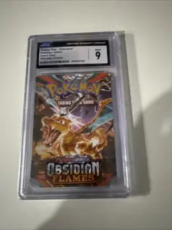 2024 Pokemon Charizard Trainer Tips Insert Card Obsidian Flames CGC 9 - Image 1