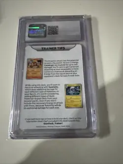 2024 Pokemon Charizard Trainer Tips Insert Card Obsidian Flames CGC 9 - Image 2
