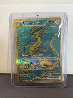 Pokemon Miraidon EX TCG Card 243/091 Paldean Fates NM near mint - Image 3