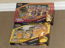 POKEMON Trading Cards Crown Zenith Pikachu VMAX & Morpeko VUnion Premium Box NEW - Image 2