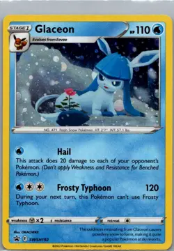 Glaceon Promo SWSH: Sword & Shield Promo Cards SWSH192 NM - Image 1