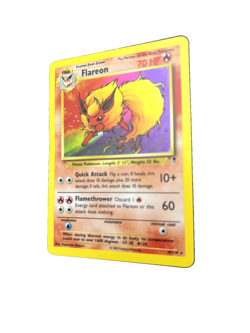 Pokemon TCG Flareon 10/110 Holo Rare Legendary Collection Card NM Limited - Image 2