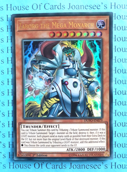 Zaborg the Mega Monarch DUPO-EN079 Ultra Rare Yu-Gi-Oh Card 1st Edition New - Image 1