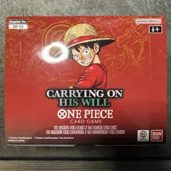 One Piece TCG: OP13 Carrying On His Will Booster Box New & UNSEALED English - Image 1