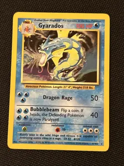 Gyarados 6/102 Base Set Holo Never Played (MINT) Nice Card (Nice Holo) - Image 1