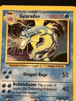 Gyarados 6/102 Base Set Holo Never Played (MINT) Nice Card (Nice Holo) - Image 2