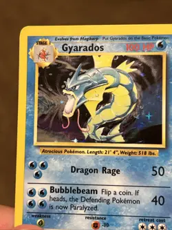 Gyarados 6/102 Base Set Holo Never Played (MINT) Nice Card (Nice Holo) - Image 3