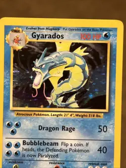 Gyarados 6/102 Base Set Holo Never Played (MINT) Nice Card (Nice Holo) - Image 4