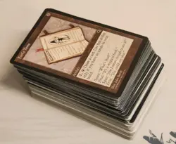 Lot Of 100+ MTG Vintage RARE Cards, Sets Revised - Exodus, HP-MP Played 003 - Image 1