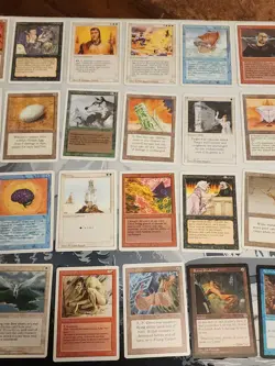 Lot Of 100+ MTG Vintage RARE Cards, Sets Revised - Exodus, HP-MP Played 003 - Image 3
