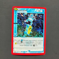 METAZOO UFO FULL Holo Error Card 23/165 Silver star off-center Sparky Slushy - Image 2