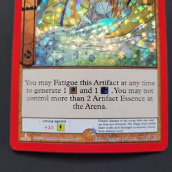 METAZOO UFO FULL Holo Error Card 31/165 Silver star off-center Glisten Beachrock - Image 1