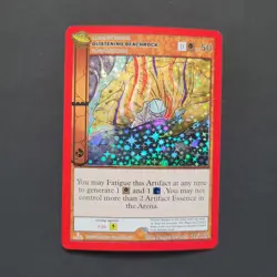 METAZOO UFO FULL Holo Error Card 31/165 Silver star off-center Glisten Beachrock - Image 2