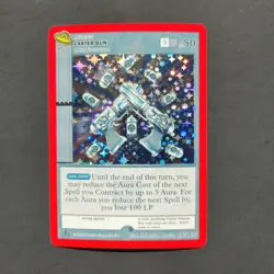METAZOO UFO FULL Holo Error Card 26/165 Silver star off-center Caster Gun - Image 2