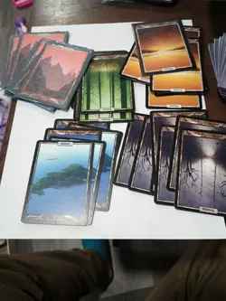36x Unhinged Mtg Land Cards - Image 1