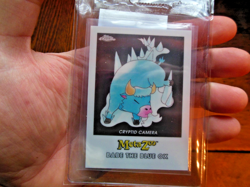 2022 Topps Chrome Metazoo Babe the Blue Ox Black Refractor 1/5 Card Bookend - Image 1