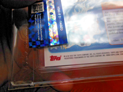 2022 Topps Chrome Metazoo Babe the Blue Ox Black Refractor 1/5 Card Bookend - Image 2