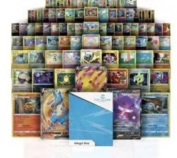 Pokemon Top Class Cards Mega Box 100 Cards 3 Guaranteed Ultra Rares - Image 1